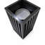 Square Grove Column Planter - Black-792287716