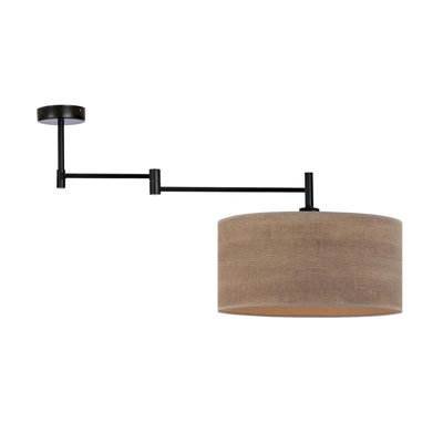Blaike Fabric Semi Flush Mount