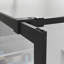Porte en verre trempé givré 34 po x 72 po