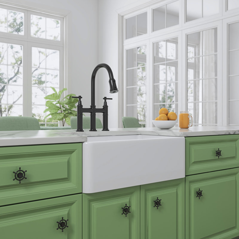 Farmhouse Sink Deep Apron Sink Undermount Farmhouse Kitchen Sink Single Farm Sink