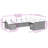 Vidaxl Garden Sofa Set Grey