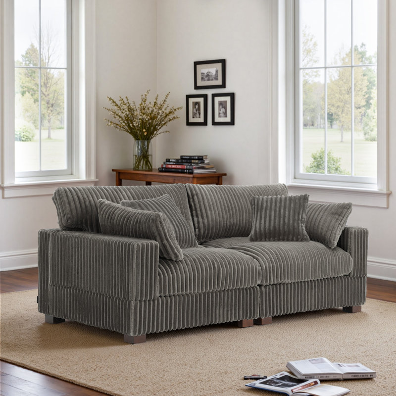 Armchair With Cushion And Soft Pillow