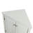 Grey Triangle Storage Cabinet With Adjustable Shelves - For Bedroom And Hallway Modern For A Clean Look