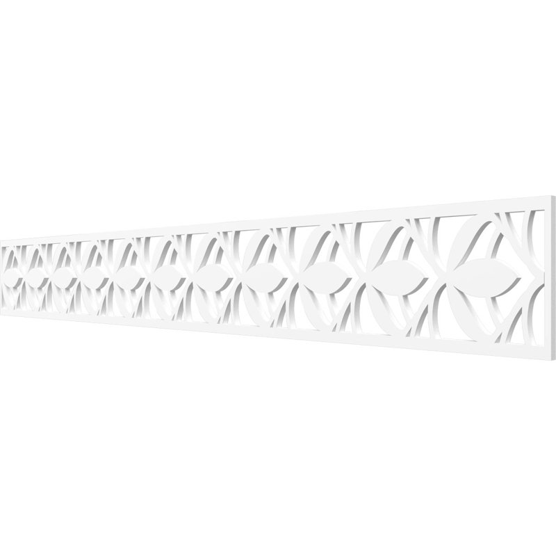 Moulure à panneau Salem, H 6 po x l 46,5 po x P 0,38 po, PVC de qualité architecturale