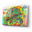 «Earth Tortoise» par Dean Russo, art mural en verre acrylique-724688977