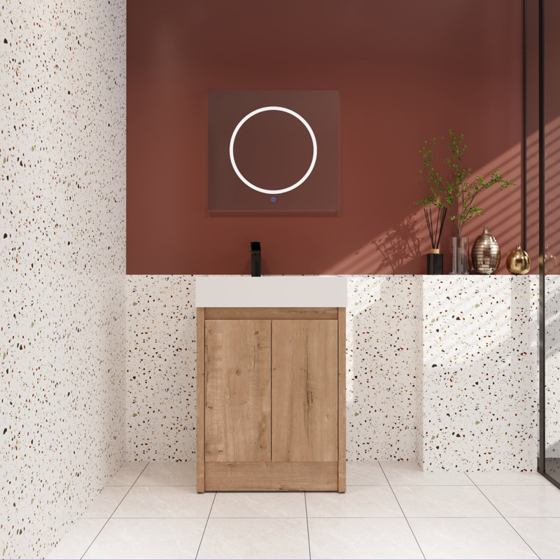 Meuble-lavabo simple avec plateau 23,94 po Yoichi