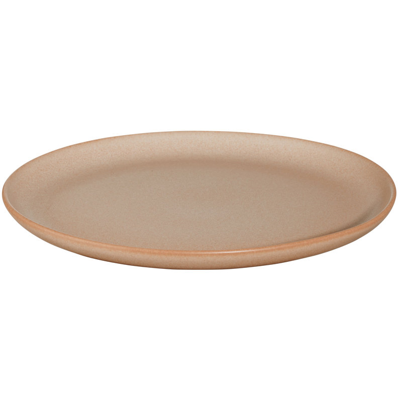ASA Selection Saisons dessert plate, breakfast plate, stoneware, D 21cm, Brown, white and pink