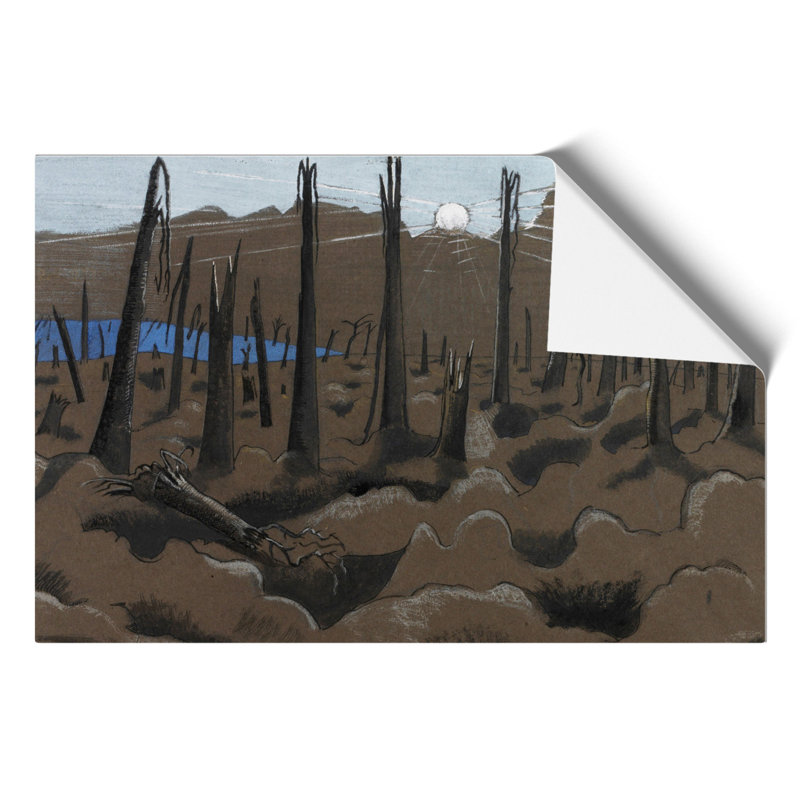 Sunrise by Paul Nash - Frameless Print, 42cm H x 59cm W x 0.1cm D