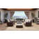 106'' High-Density Polyethylene (HDPE) Wicker Outdoor Patio Sofa with Sunbrella® Cushions