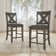 Wasdale Upholstered Counter Stool with Solid Wood Frame