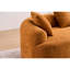 Canapé modulaire orange moderne - Chenille de luxe Space Design Luxurious Living