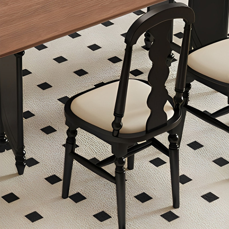 Ensemble de table de salle à manger moderne et élégant, 7 pièces : table, 6 chaises, H 29,52 po x l 70,86 po x P 31,49 po