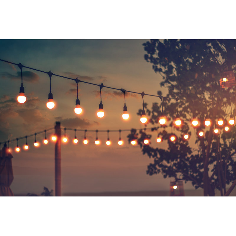 Blurred Bokeh Light - Wrapped Canvas Print, 20cm H x 30cm W x 3.8cm D