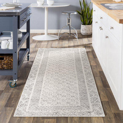 Calvo Light Beige/Charcoal Area Rug