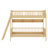 Wooden Bunk Bed With Integrated Shelving And Left/Right Adjustable Ladder-901403981