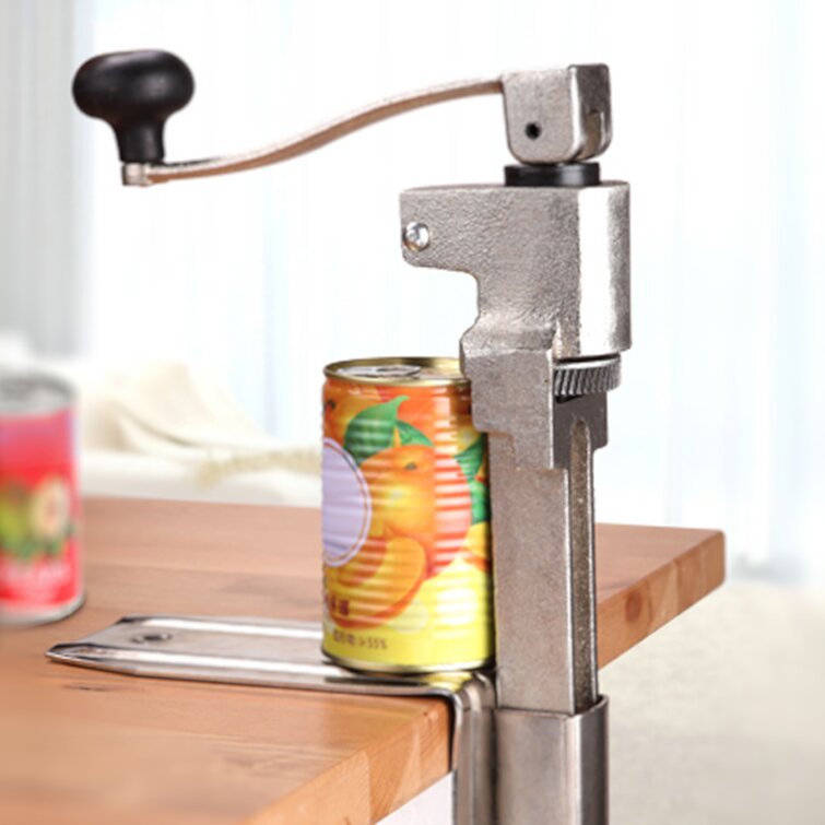 VEVOR Reliable Manual Can Opener with Plated Steel Base