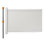 H 4 pi x l 6 pi (1 panneau + 1 poteau), trousse de clôture Westam No Dig, panneau de clôture en vinyle blanc, ensemble de panneau de clôture facile à installer soi-même, clôture extérieure durable pour cour ou jardin, BL19105