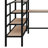 Full Size Metal Loft Bed With Desk And Lateral Storage Ladder-1938682884