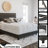 Boyd Sleep Napoli Faux Leather Fabric Upholstered Platform Bed Frame w/Adjustable Headboard, no Noise Strong Wood Slat Support, Box Spring/Foundation Required, Easy Effortless Assembly,-286816233-286816235