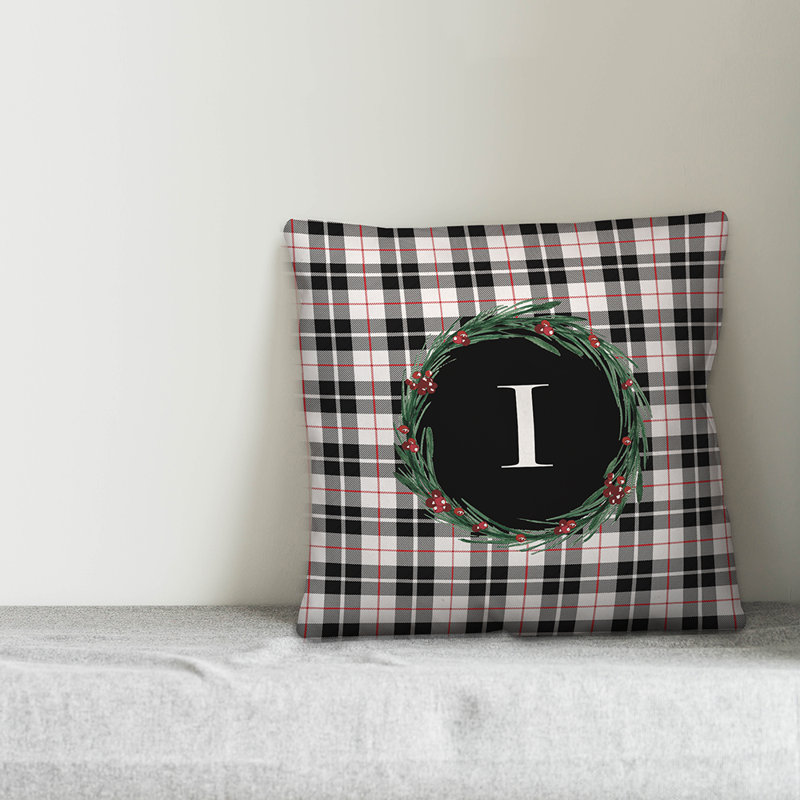 Checkered Throw Pillow, I