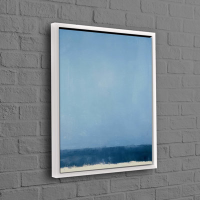 Stylish Blue 3D Canvas Reproduction Poster as Ideal Bridesmaid Gift Providing Minimalistic Charm to Wall Decor for Home Decoration