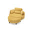 Velours côtelé 50,2 pouces Comfy
