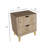 24" Two Drawer Faux Wood Nightstand-1035763648