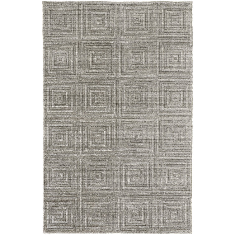 Kentoria Handmade Viscose Gray/Silver Rug