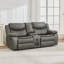  Ensemble de salon inclinable manuel 3 pièces avec haut-parleurs Bluetooth, porte-gobelets et console de rangement Adwin-396479696