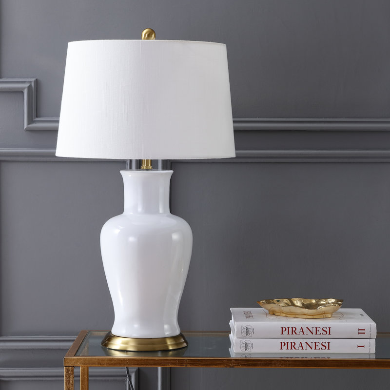 Herron Table Lamp, White