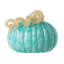 6"D Fall Round Glass Pumpkin-990528982