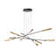 Flight 10-Light Pendant - Modern Brass - Black - Standard Overall Height-7783042-7783103-7783102