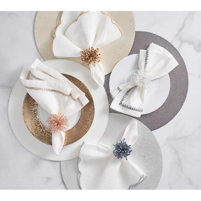 Pebble Placemat, Silver