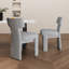 Ensemble de 2 chaises de salle à manger rembourrées modernes en chenille de 22,1 po de largeur-119680504
