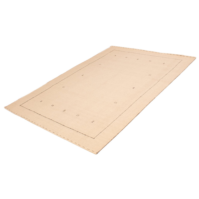 Tapis crème Kashkuli Gabbeh 7 pi 10 po x 11 pi 1 po