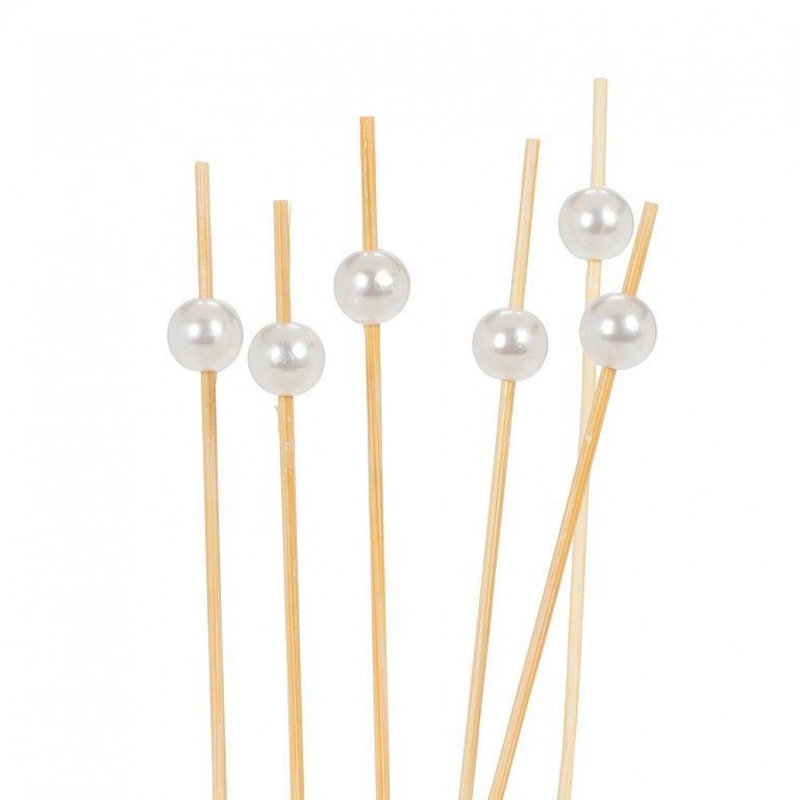 Choix de cocktail 100 pièces Pearl Look Balls, Brun, blanc