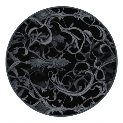 Tapis noir Moonlit
