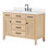 ARIEL Camila 61 Single Sink Bathroom Vanity with Pure White Quartz Top