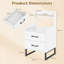 45 cm W Bedside Table