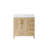 Freestanding 36" W x 35" H Solid Wood Bathroom Vanity With Carrara White Cultured Marble Countertop And Ceramic Single Sink,Oak-247121476-247121478