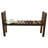 Backless Small Reclaimed Wood Bench