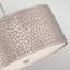 Tiverton 4 - Light Old Silver Drum Pendant