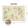 Floral  Area Rug Machine Washable Boho Area Rugs with Non-Slip Backing, Oriental Inspired Vintage Design for Living Room, Bedroom, Dining Room, and Home Office