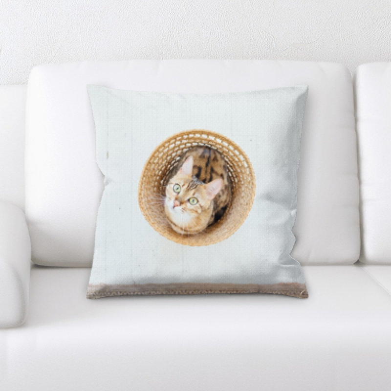 Microsuede Reversible Throw Pillow