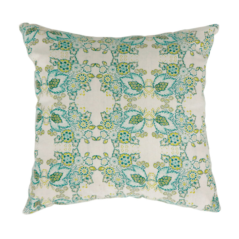 Floral Reversible Throw Pillow, 18" x 18"