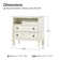 Amberlyn 27.2'' H Traditional  2-Drawer Nightstand with Built-In Outlets and Solid Wood Legs and Open Shelve (Set of 2)