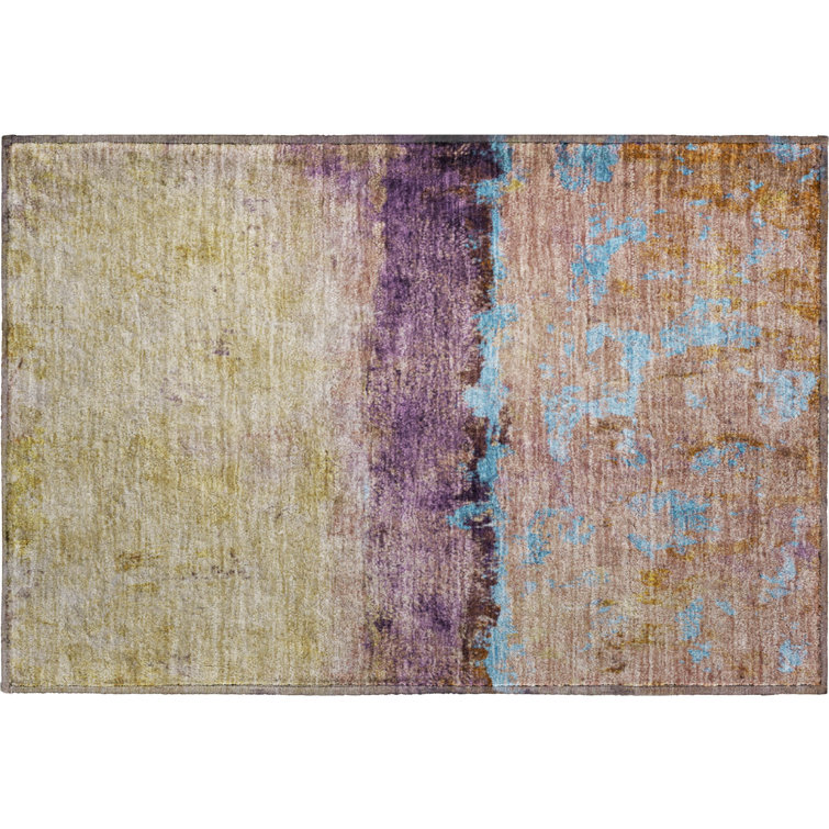 Premium Machine Washable Varroville AMF1716 Abstract Rug