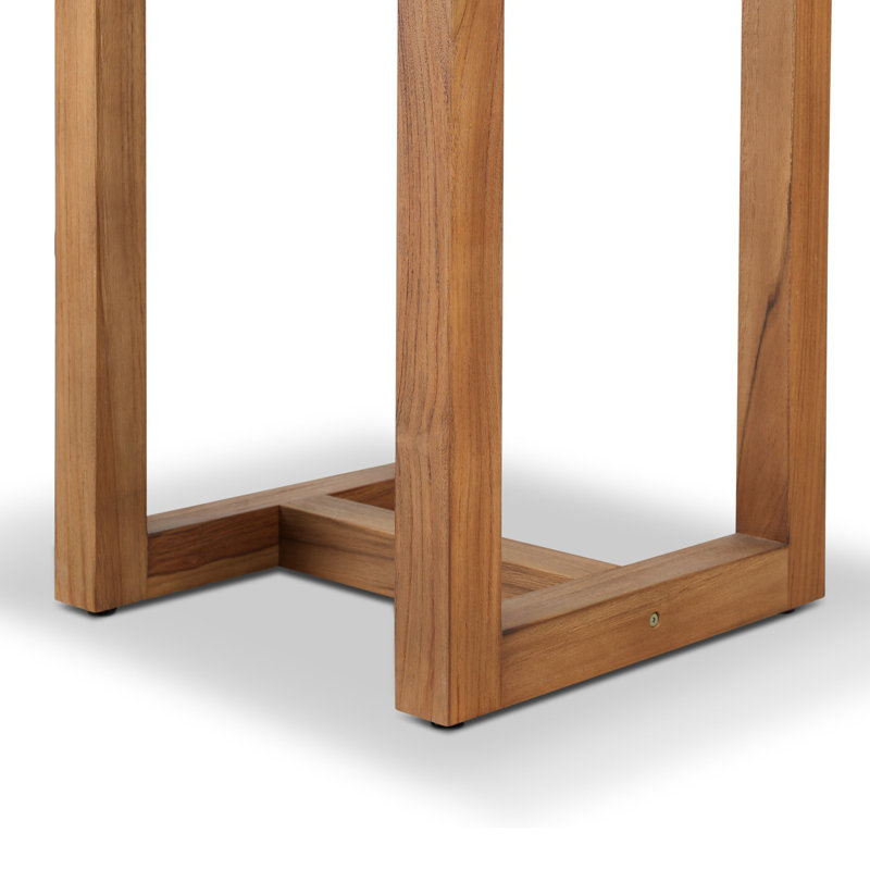 Stapleton Outdoor Square Teak Bar Table