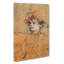 Mademoiselle Nys by Henri De Toulouse-Lautrec - Wrapped Canvas Painting-63999919