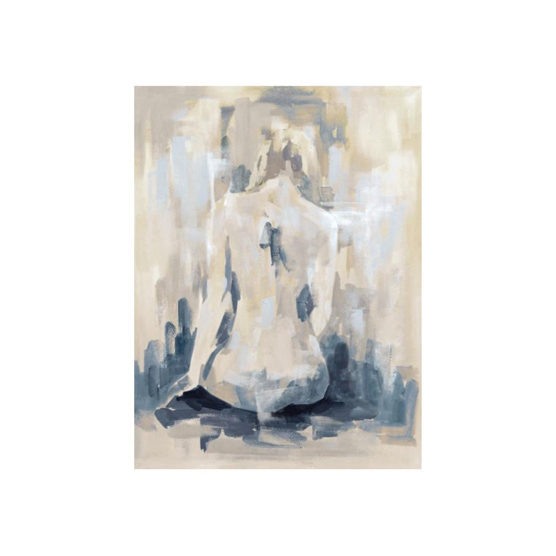 Delicate Afternoon II Painting by Janice Sadler, 34" H x 24" W x 1.5" D, Outdoor